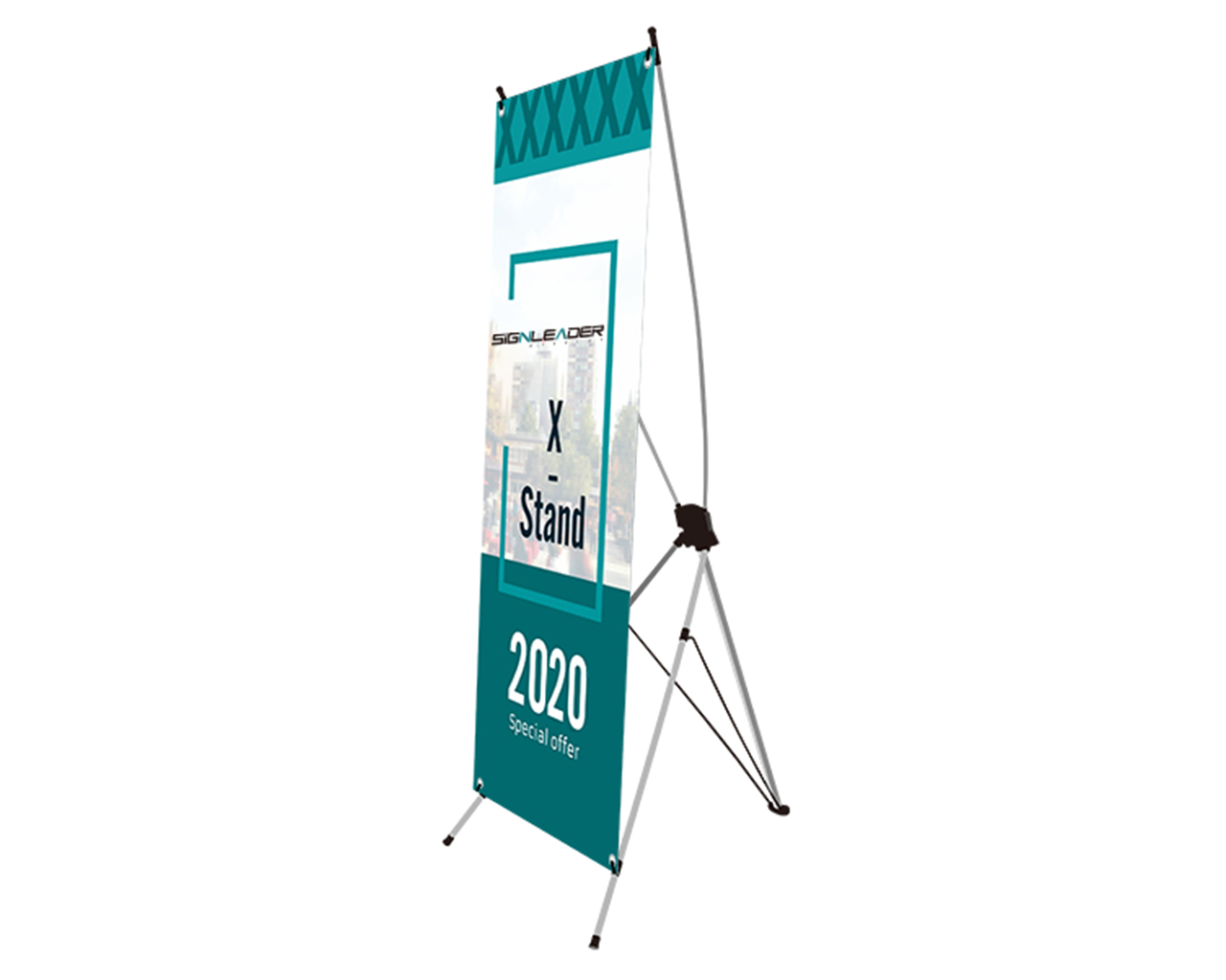 Custom Affordable X frame banner stands custom printing|Signleader
